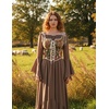 image:imageScarlet Darkness Corset Tops for Women Renaissance Lace Up Floral BustierRed Floral