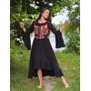 image:imageScarlet Darkness Corset Tops for Women Renaissance Lace Up Floral BustierWine Floral
