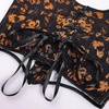 image:imageScarlet Darkness Corset Tops for Women Renaissance Underbust CorsetsAmber Floral Jacquard