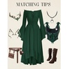 image:imageScarlet Darkness Corset Tops for Women Renaissance Underbust CorsetsBlack Green