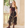 image:imageScarlet Darkness Corset Tops for Women Renaissance Underbust CorsetsBurgundy Jacquard