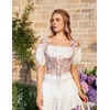 image:imageScarlet Darkness Corset Tops for Women Renaissance Underbust CorsetsLight Pink