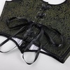 image:imageScarlet Darkness Corset Tops for Women Renaissance Underbust CorsetsOlive Jacquard