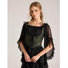 image:imageScarlet Darkness Corset Tops for Women Renaissance Underbust CorsetsOlive Jacquard