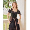 image:imageScarlet Darkness Corset Tops for Women Renaissance Underbust CorsetsOlive Jacquard