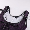 image:imageScarlet Darkness Corset Tops for Women Renaissance Underbust CorsetsPurple Jacquard