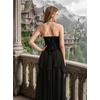 image:imageScarlet Darkness Corset Tops for Women Strapless Overbust BustiersBlack