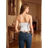 image:imageScarlet Darkness Corset Tops for Women Strapless Overbust BustiersWhite