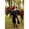 image:imageScarlet Darkness Corset Tops for Women Sweetheart Neckline Overbust BustierBlue