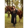 image:imageScarlet Darkness Corset Tops for Women Sweetheart Neckline Overbust BustierBrown