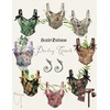 image:imageScarlet Darkness Corset Tops for Women Sweetheart Neckline Overbust BustierGreen Flower Bird