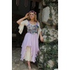 image:imageScarlet Darkness Corset Tops for Women Sweetheart Neckline Overbust BustierPurple Chrysanthemum