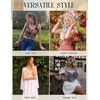 image:imageScarlet Darkness Corset Tops for Women Sweetheart Neckline Overbust BustierRed Floral