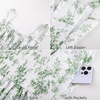 image:imageScarlet Darkness Floral Mini Corset Dress Women Teens Sundress with PocketsBird Leaf Print