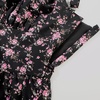 image:imageScarlet Darkness Floral Mini Corset Dress Women Teens Sundress with PocketsBlack Brown Orange Floral