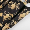 image:imageScarlet Darkness Floral Mini Corset Dress Women Teens Sundress with PocketsBlack Orange Bloom