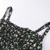 image:imageScarlet Darkness Floral Mini Corset Dress Women Teens Sundress with PocketsBlack Yellow Floral