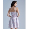 image:imageScarlet Darkness Floral Mini Corset Dress Women Teens Sundress with PocketsBlue Brown Orange Floral