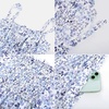 image:imageScarlet Darkness Floral Mini Corset Dress Women Teens Sundress with PocketsBlue White Floral