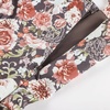 image:imageScarlet Darkness Floral Mini Corset Dress Women Teens Sundress with PocketsBrown Orange Floral