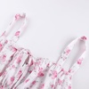 image:imageScarlet Darkness Floral Mini Corset Dress Women Teens Sundress with PocketsPink Rose Floral