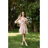 image:imageScarlet Darkness Floral Mini Corset Dress Women Teens Sundress with PocketsPink Yellow Floral