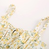 image:imageScarlet Darkness Floral Mini Corset Dress Women Teens Sundress with PocketsWhite Yellow Floral