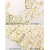 image:imageScarlet Darkness Floral Mini Corset Dress Women Teens Sundress with PocketsWhite Yellow Floral