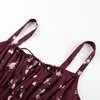 image:imageScarlet Darkness Floral Mini Corset Dress Women Teens Sundress with PocketsWine Pink Bloom