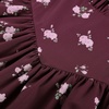 image:imageScarlet Darkness Floral Mini Corset Dress Women Teens Sundress with PocketsWine Pink Bloom
