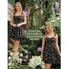 image:imageScarlet Darkness Floral Mini Dress for Women Corset Graduation SundressBlack Floral