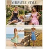 image:imageScarlet Darkness Floral Mini Dress for Women Corset Graduation SundressGreen Daisies