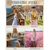 image:imageScarlet Darkness Floral Mini Dress for Women Corset Graduation SundressPink Floral