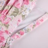 image:imageScarlet Darkness Floral Mini Dress for Women Corset Graduation SundressPink Rose Garden