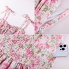 image:imageScarlet Darkness Floral Mini Dress for Women Corset Graduation SundressPink Rose Garden