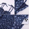 image:imageScarlet Darkness Floral Mini Dress for Women Corset Graduation SundressStarry Sky Blue