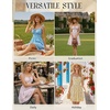 image:imageScarlet Darkness Floral Mini Dress for Women Corset Graduation SundressWhite Daisies
