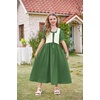 image:imageScarlet Darkness Girls Renaissance Dress Puff Sleeve Maxi Cosplay DressesDark Green