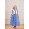image:imageScarlet Darkness Girls Renaissance Dress Puff Sleeve Maxi Cosplay DressesLight Blue