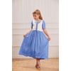 image:imageScarlet Darkness Girls Renaissance Dress Puff Sleeve Maxi Cosplay DressesLight Blue