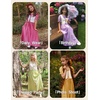 image:imageScarlet Darkness Girls Renaissance Dress Puff Sleeve Maxi Cosplay DressesLight Blue