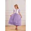 image:imageScarlet Darkness Girls Renaissance Dress Puff Sleeve Maxi Cosplay DressesPurple