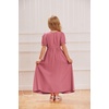 image:imageScarlet Darkness Girls Renaissance Dress Puff Sleeve Maxi Cosplay DressesRose Red