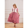 image:imageScarlet Darkness Girls Renaissance Dress Puff Sleeve Maxi Cosplay DressesRose Red