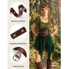 image:imageScarlet Darkness Leather Belt Women Embroidered Cowgirl BeltCoffee