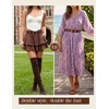 image:imageScarlet Darkness Leather Belt Women Embroidered Cowgirl BeltCoffee