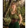 image:imageScarlet Darkness Leather Belt Women Embroidered Cowgirl BeltCoffee
