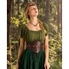 image:imageScarlet Darkness Leather Belt Women Embroidered Cowgirl BeltCoffee