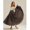 image:imageScarlet Darkness Maxi Skirts for Women Long Flowy Boho Renaissance SkirtBrown