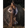 image:imageScarlet Darkness Maxi Skirts for Women Long Flowy Boho Renaissance SkirtBrown